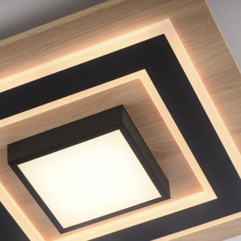 Plafoniera LED TOLA negru Zuma Line 14563-18, 7.2x40 cm, 30W
