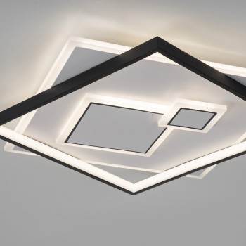 Plafoniera LED MAILAK negru Zuma Line 6390-16, D57 cm, 39W