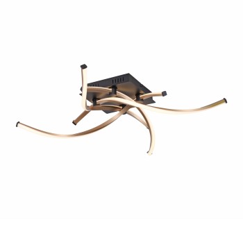 Plafoniera LED POLINA negru Zuma Line 9144-18, D78 cm, 33W