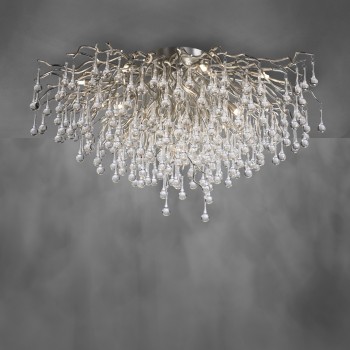 Plafoniera ICICLE otel Zuma Line 8092-55, D100 cm, 14xG9