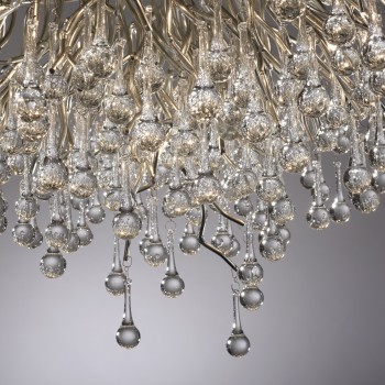 Plafoniera ICICLE otel Zuma Line 8092-55, D100 cm, 14xG9