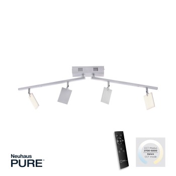 Plafoniera LED PURE-MIRA aluminiu Zuma Line 6356-95, 101x95 cm, 28W