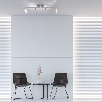 Plafoniera LED PURE-MIRA aluminiu Zuma Line 6356-95, 101x95 cm, 28W