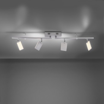 Plafoniera LED PURE-MIRA aluminiu Zuma Line 6356-95, 101x95 cm, 28W