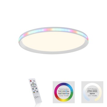 Plafoniera LED GALACTICA alb Zuma Line 15555-16, 6x45 cm, 32W