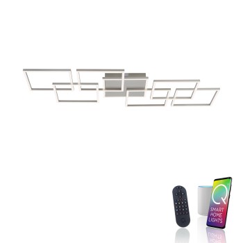 Plafoniera LED Q-INIGO otel Zuma Line 6014-55, 107.5x48.8 cm, 60W