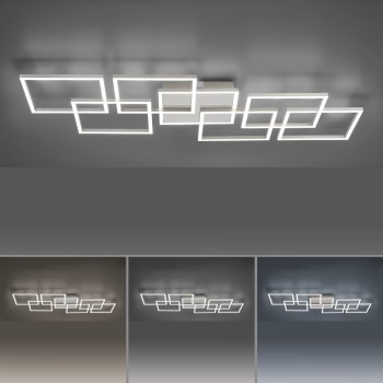 Plafoniera LED Q-INIGO otel Zuma Line 6014-55, 107.5x48.8 cm, 60W
