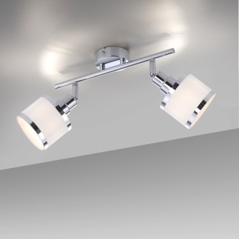 Plafoniera ACCOR crom Zuma Line 15372-17, 22x29 cm, 2xE14