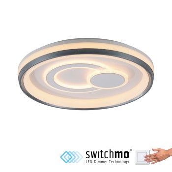 Plafoniera LED MINELLI alb Zuma Line 14334-16, 6.8x50 cm, 40W