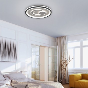 Plafoniera LED MINELLI alb Zuma Line 14334-16, 6.8x50 cm, 40W