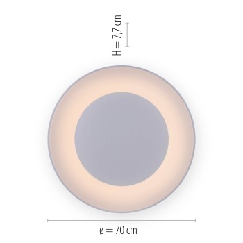Plafoniera LED ANIKA alb Zuma Line 14327-16, D70 cm, 60W