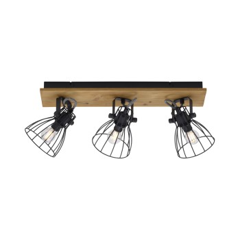 Plafoniera TARO negru Zuma Line 15119-18, 21x24 cm, 3xE14