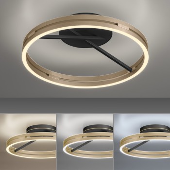 Plafoniera LED PURE LOOP negru Zuma Line 6552-68, D60 cm, 42W