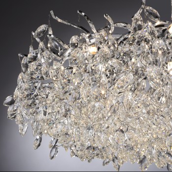 Plafoniera RICICLE crom Zuma Line 6054-17, D80 cm, 13xG9