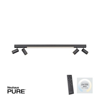 Plafoniera LED PURE-LINES antracit Zuma Line 6121-13, 120x19 cm, 25W