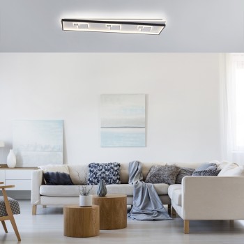 Plafoniera LED MAILAK negru Zuma Line 6391-16, 97.5x30 cm, 39W