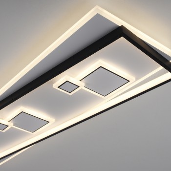 Plafoniera LED MAILAK negru Zuma Line 6391-16, 97.5x30 cm, 39W