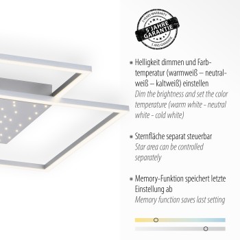 Plafoniera LED YUKI otel Zuma Line 6024-55, D67 cm, 57W