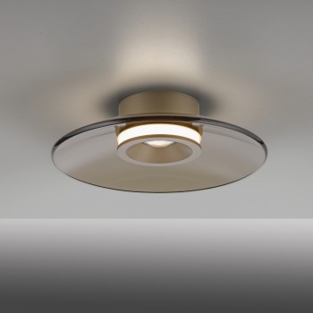 Plafoniera LED PURE MOON maro Zuma Line 6094-97, D32 cm, 17.7W