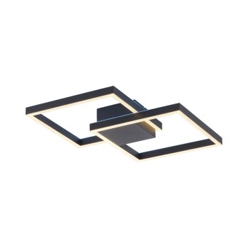 Plafoniera LED Q-MARKO negru Zuma Line 6144-18, D53.5 cm, 42.5W, RGB