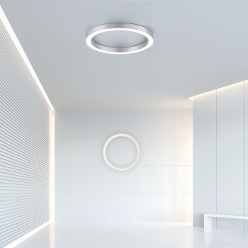 Plafoniera LED PURE-LINES aluminiu Zuma Line 6309-95, D50 cm, 30W