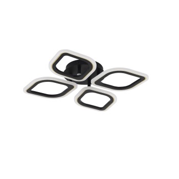 Plafoniera LED ILLUMIA negru Zuma Line MS236040R-BK, D54.8 cm, 30W