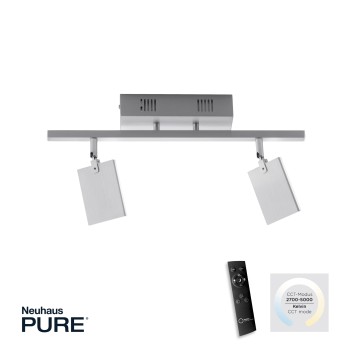 Plafoniera LED PURE-MIRA aluminiu Zuma Line 6354-95, 52.5x24 cm, 15W