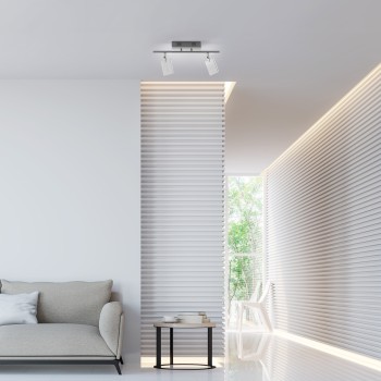 Plafoniera LED PURE-MIRA aluminiu Zuma Line 6354-95, 52.5x24 cm, 15W