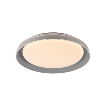 Plafoniera LED SATI gri deschis Zuma Line 14368-15, 8.5x43 cm, 23.5W