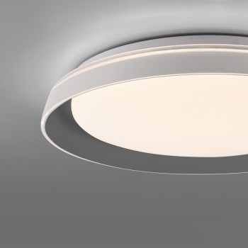 Plafoniera LED SATI gri deschis Zuma Line 14368-15, 8.5x43 cm, 23.5W