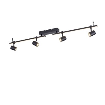 Plafoniera BARIK negru Zuma Line 6525-18, 123x101 cm, 5xGU10
