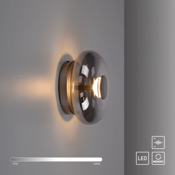 Plafoniera LED POSH gri Zuma Line 15696-15, D22 cm, 7.4W