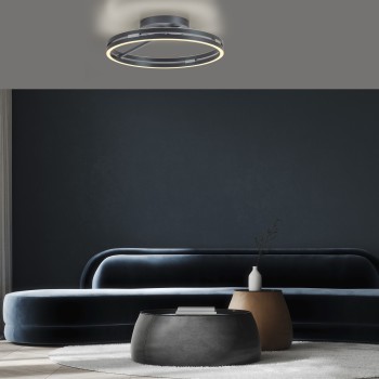 Plafoniera LED PURE LOOP gri Zuma Line 6552-15, D60 cm, 42W