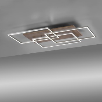 Plafoniera LED PALMA lemn Zuma Line 8330-79, 82x50 cm, 40W