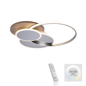 Plafoniera LED PALMA lemn Zuma Line 8328-79, 65x62.5 cm, 55W