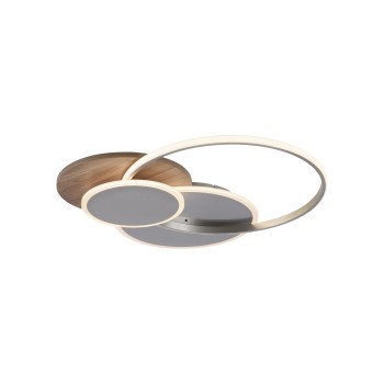 Plafoniera LED PALMA lemn Zuma Line 8328-79, 65x62.5 cm, 55W