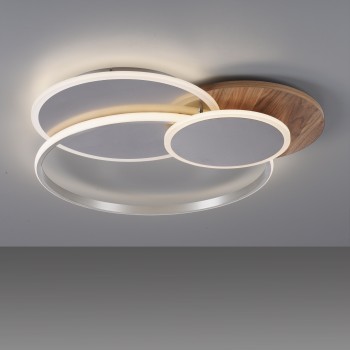 Plafoniera LED PALMA lemn Zuma Line 8328-79, 65x62.5 cm, 55W