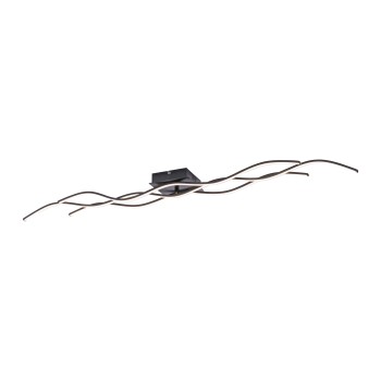 Plafoniera LED WAVE negru Zuma Line 15167-18, 139.5x16 cm, 45W