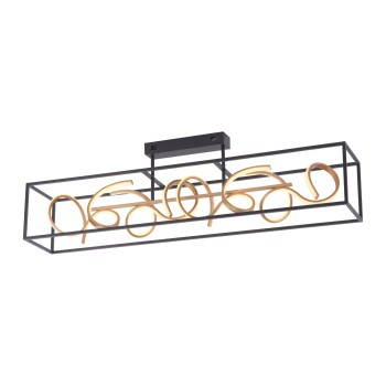 Plafoniera LED SELINA negru Zuma Line 6473-18, 110x20 cm, 45W