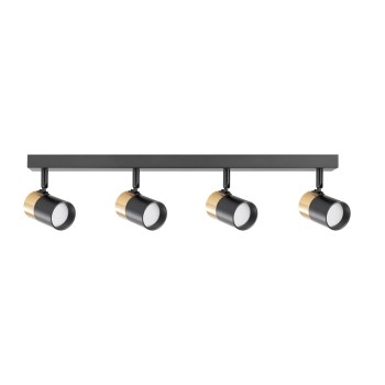 Plafoniera FORI negru Zuma Line OB-2204BD-4-BK, 59x5.5 cm, 4xGU10