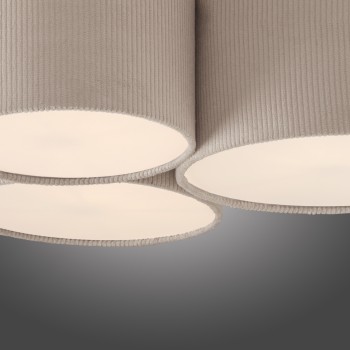 Plafoniera GREEN DURO bej Zuma Line 14890-39, 23x55 cm, 3xE27