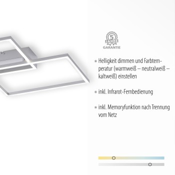 Plafoniera LED IVEN otel Zuma Line 14018-55, 50.4x42 cm, 34W