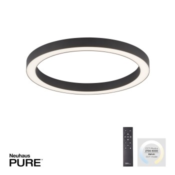 Plafoniera LED PURE-LINES antracit Zuma Line 6309-13, D50 cm, 30W
