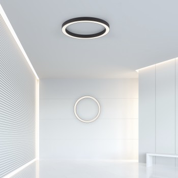 Plafoniera LED PURE-LINES antracit Zuma Line 6309-13, D50 cm, 30W