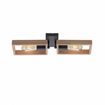 Plafoniera FRANKY negru Zuma Line 15657-18, 9.5x15 cm, 2xE27