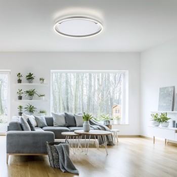 Plafoniera LED RITUS aluminiu Zuma Line 15392-95, D58.5 cm, 31.5W