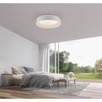 Plafoniera LED OSKO alb Zuma Line 14215-16, 10.5x40 cm, 30W