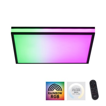 Plafoniera LED MARIO BLACK Zuma Line 14110-18, 7.5x45 cm, 25W