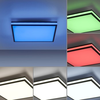 Plafoniera LED MARIO BLACK Zuma Line 14110-18, 7.5x45 cm, 25W