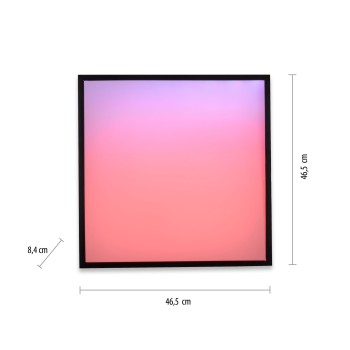 Plafoniera LED MARIO BLACK Zuma Line 14110-18, 7.5x45 cm, 25W